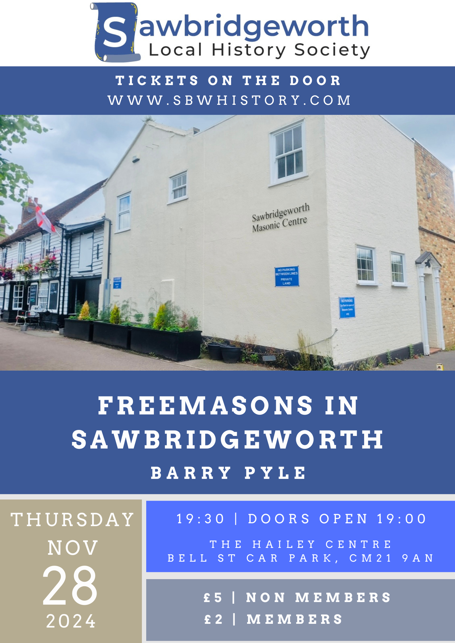 Talk – Barry Pyle – The Freemasons in Sawbridgeworth – Sawbridgeworth ...